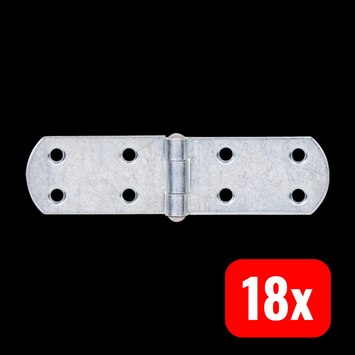 B-Ware Gah Alberts Kistenband Scharnier Band Stahl Verzinkt 135mm 35mm 2mm 18 Stück