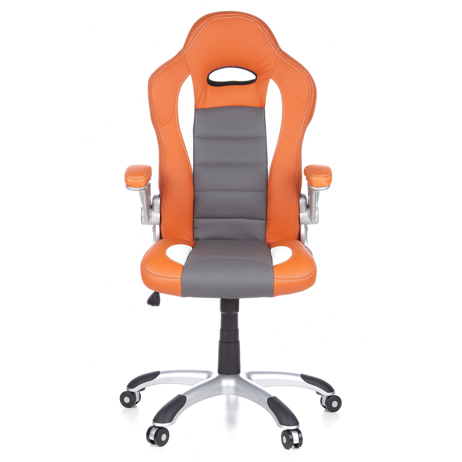 B-Ware Hjh Office Gaming Stuhl Chefsessel Bürostuhl Orange Weiß Siehe Text/Fotos