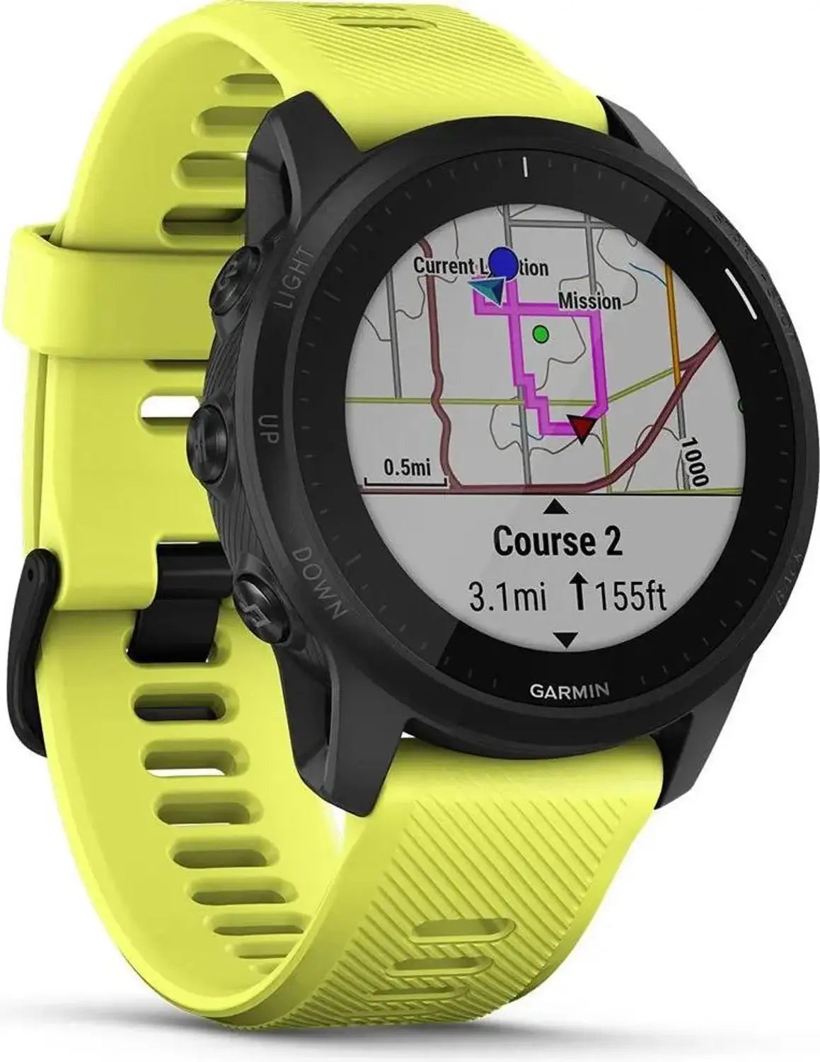 B-Ware Garmin Sportuhr Forerunner 945 Lte Bundle Hrm Brustgurt Schwimmgurt Gelb Onesize