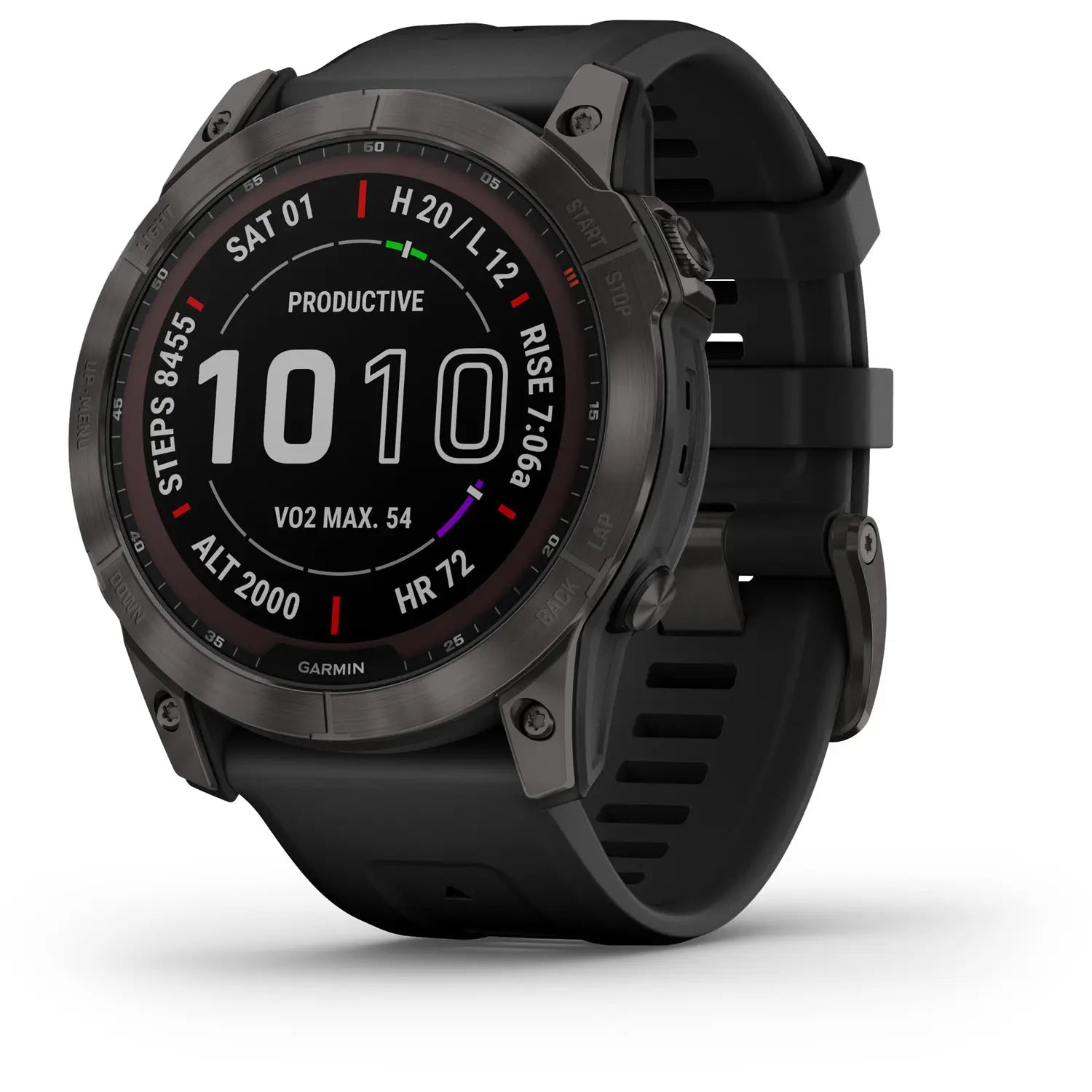 B-Ware Garmin Uhr Smartwatch Gps Sportuhr Fenix 7 X Sapphire Solar Carbon Grey Onesize