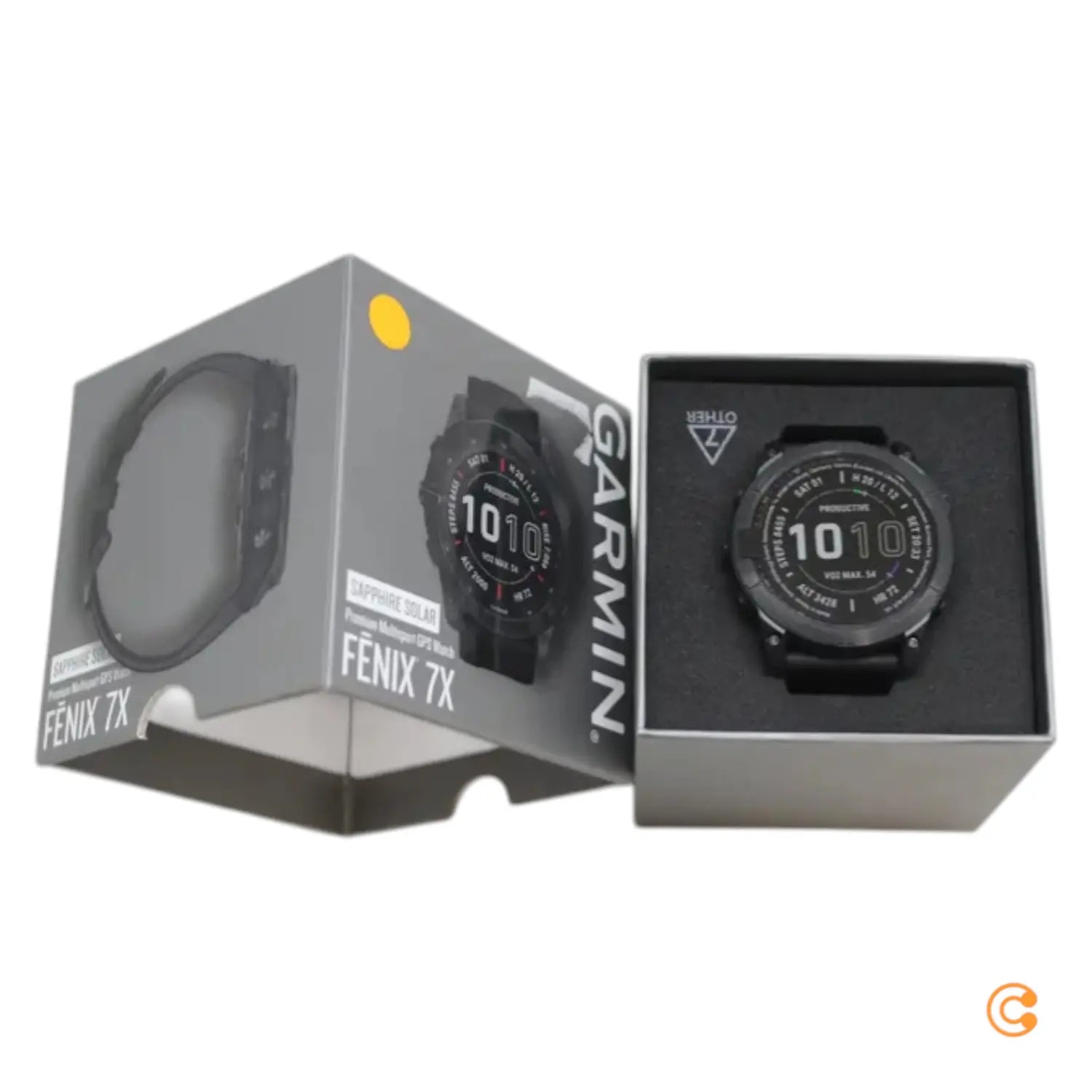 B-Ware Garmin Sportuhr Gps Fitnessuhr Fenix 7 X Sapphire Solar Titan Siehe Text/Foto