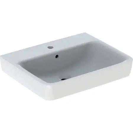 B-Ware Geberit Waschtisch Becken Waschbecken Renova Plan 60x48cm Keramik Weiß überlauf