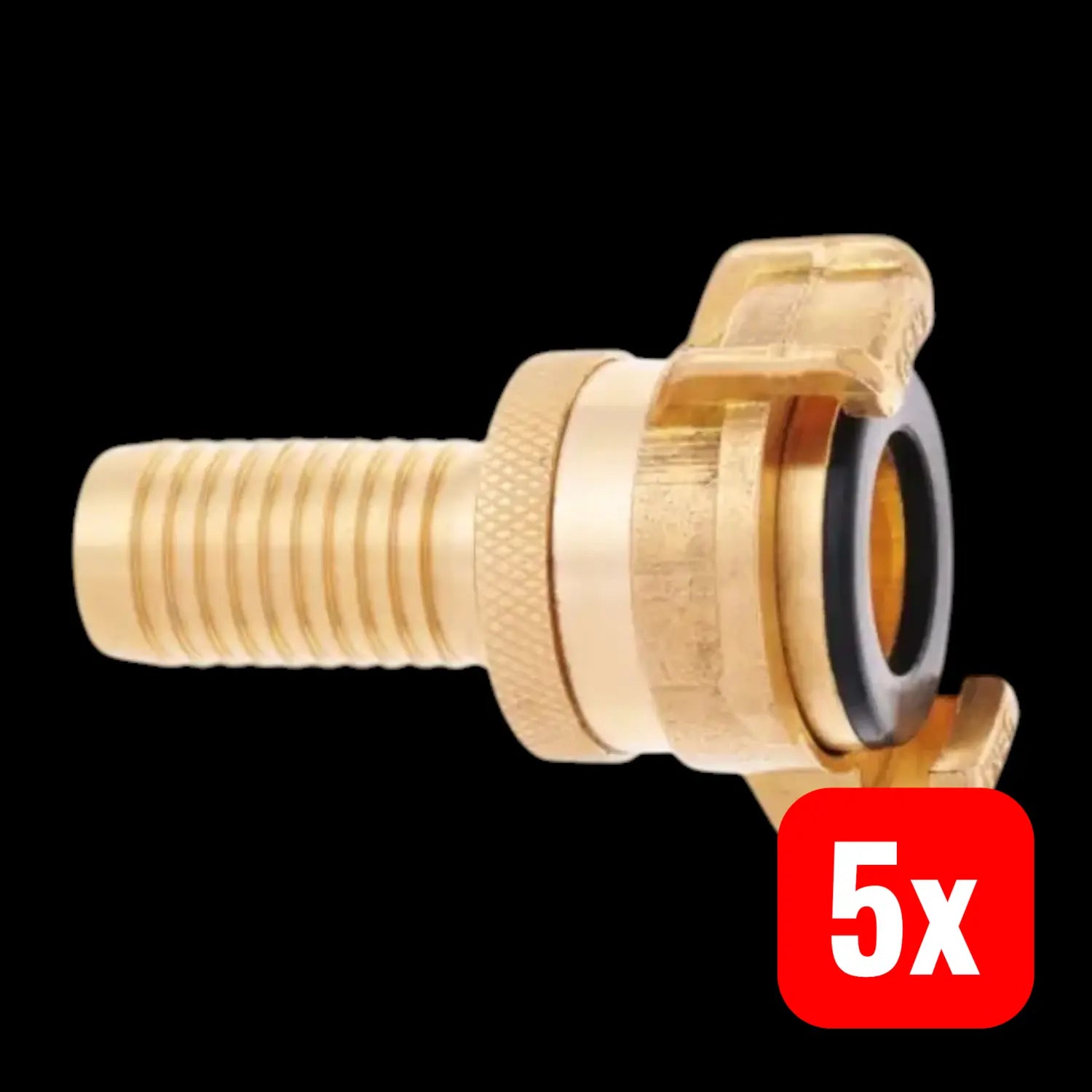 B-Ware Geka Schlauchstück Kupplung Verbindung Sh Wasseranschluss 19mm 3 4 Zoll 5 Stück