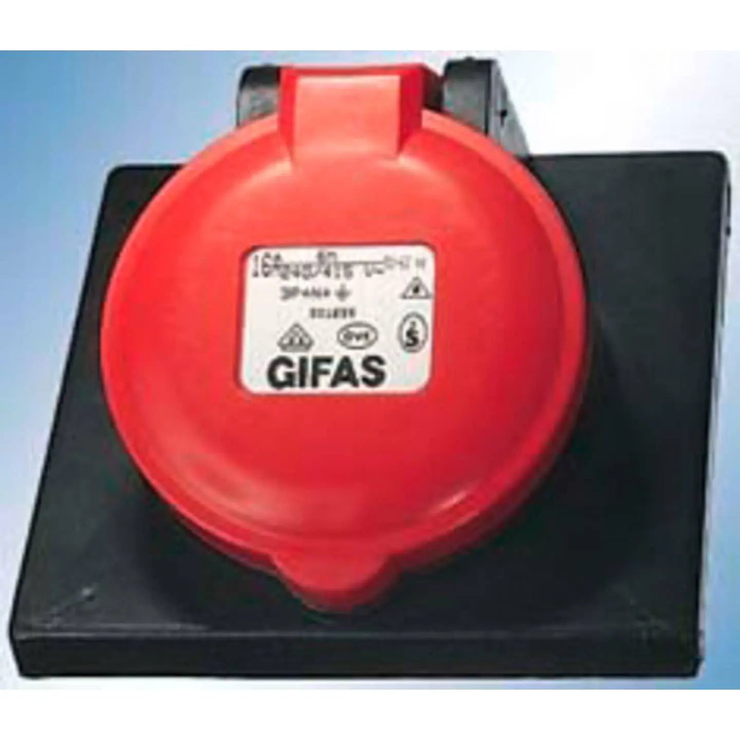 B-Ware Gifas Electric Cee Wandsteckdose Einbaudose Steckdose Rot 16 A 5polig 400 V 1 St