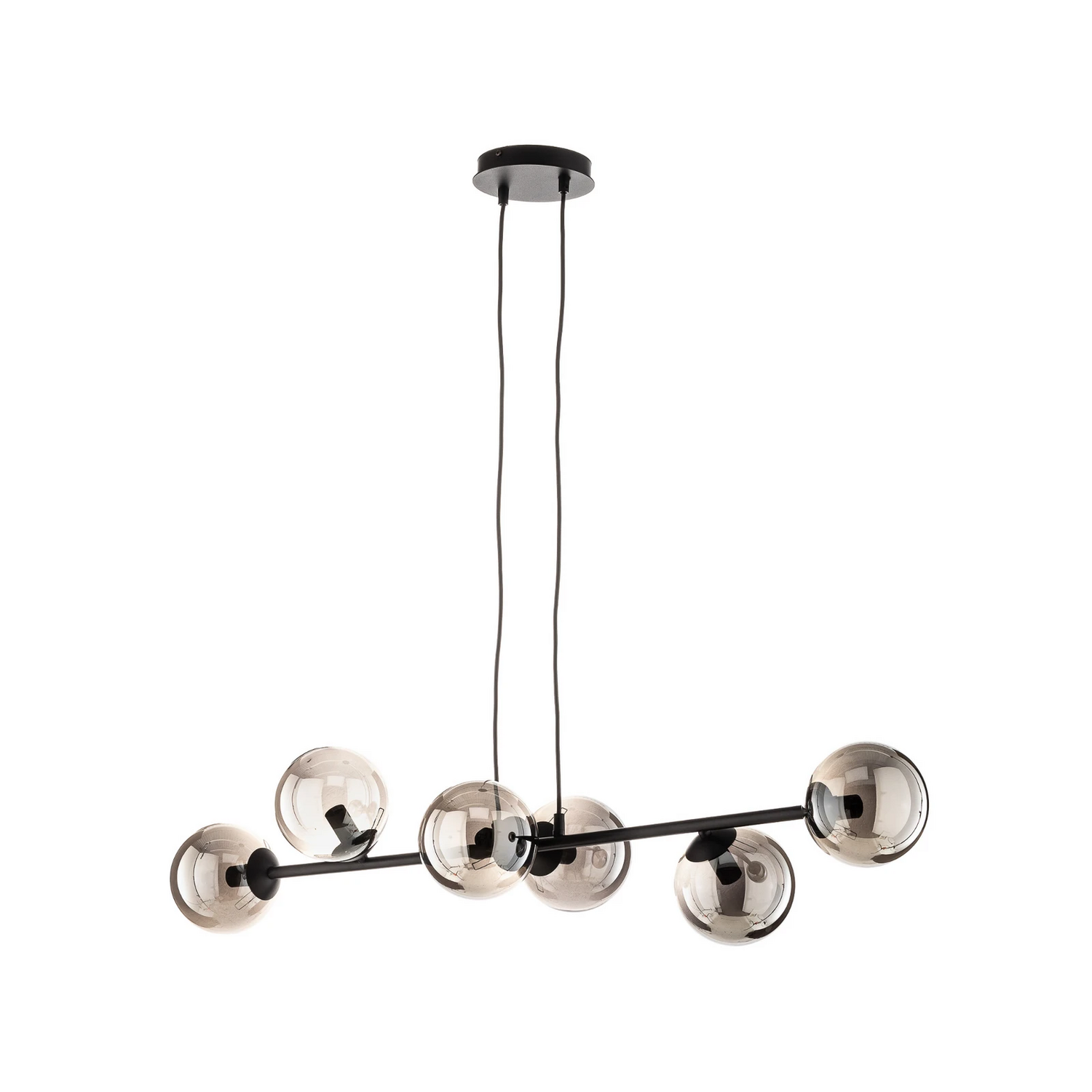 B-Ware Glassy 6 Flammige Hängeleuchte Hängelampe Leuchte Lampe Pendelleuchte Licht