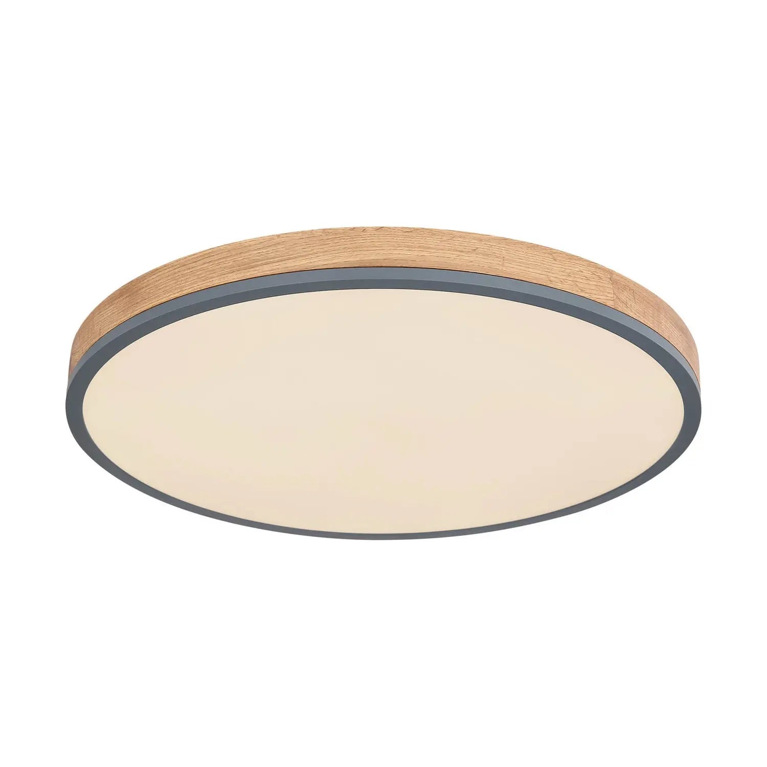 B-Ware Globo Deckenleuchte Doro Cct Led Deckenlampe Deckenlicht ø 60 Cm Holz Leuchte
