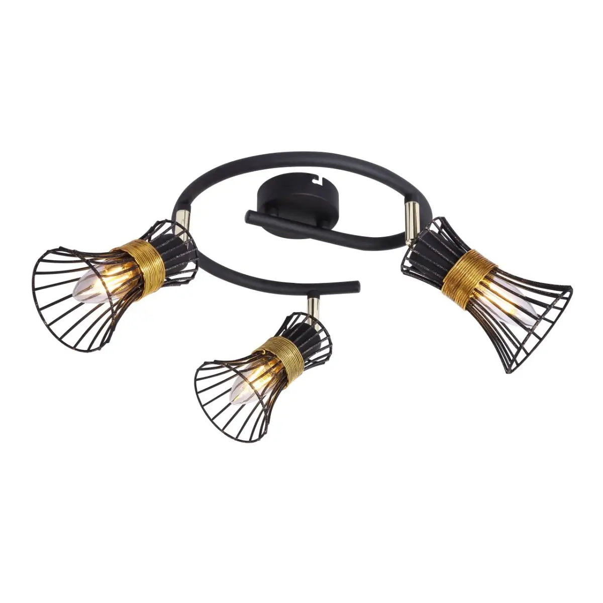 B-Ware Globo Lighting Deckenleuchte Lampe Spirale 3 Flammig Wohnraum Beleuchtung