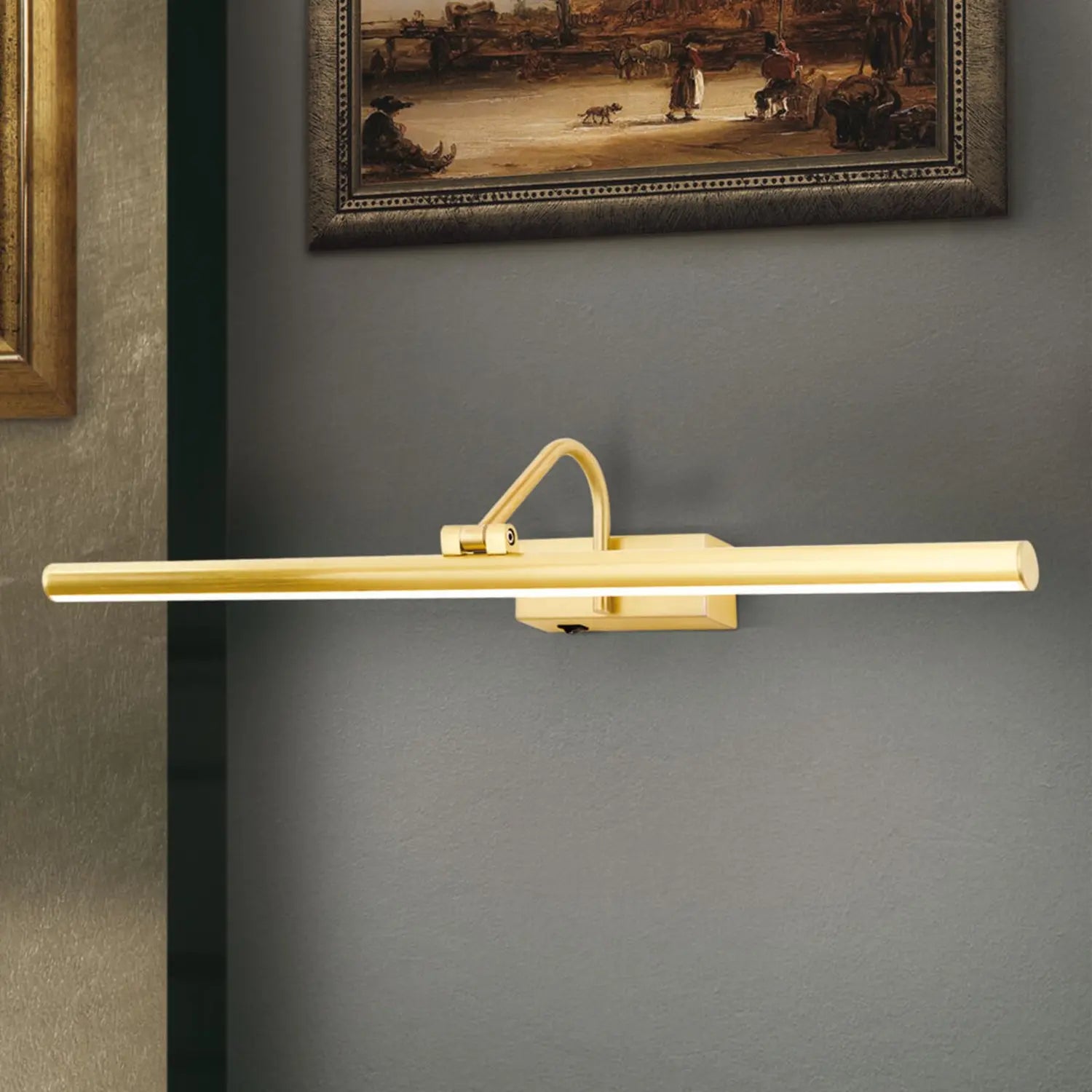 B-Ware Orion Led Bilderleuchte Sofia Wandleuchte Wandleuchte Lampe Leuchte 60 Cm Gold