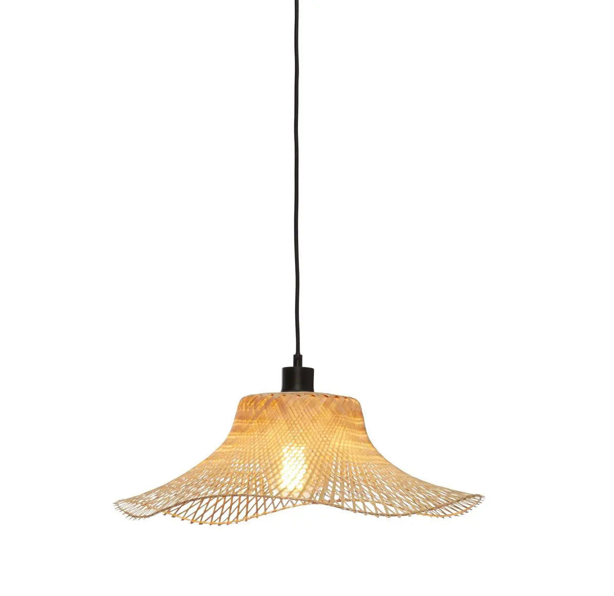 B-Ware Good&Mojo Ibiza Hängelampe Pendelleuchte Lampe ø 50 Cm Natur