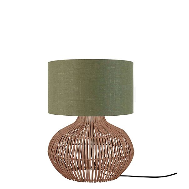 B-Ware Good & Mojo Kalahari Tischlampe Leuchte Lampe Grün 32cm Umweltfreundlich Spot