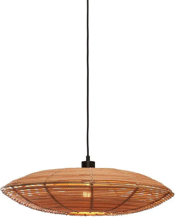 B-Ware Good & Mojo Hängeleuchte Tanami Pendellampe Deckenlampe Natur Rattan ø55cm