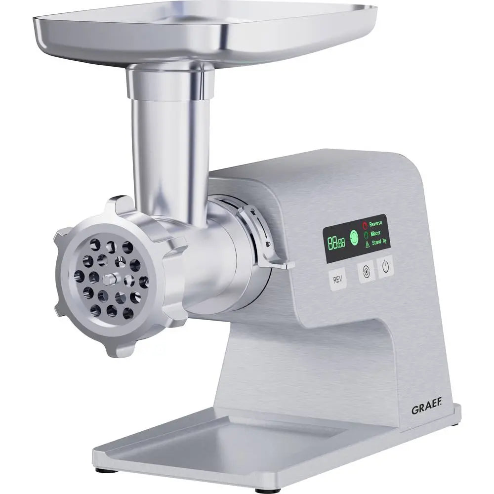 B-Ware Graef Fleischwolf Wurstmaschine Fw500 Eu Grau Gerät Für Fleischverarbeitung 2500 W