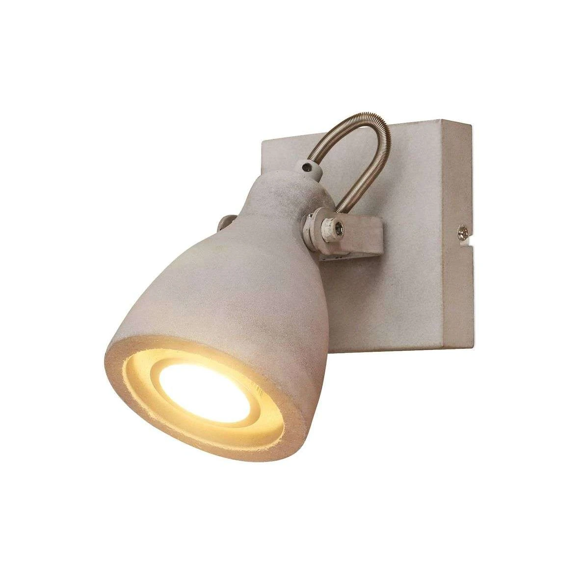 B-Ware Lindby Led Spot Kadiga Betonleuchte Wandleuchte Wandstrahler Wandlicht Gu10 Led