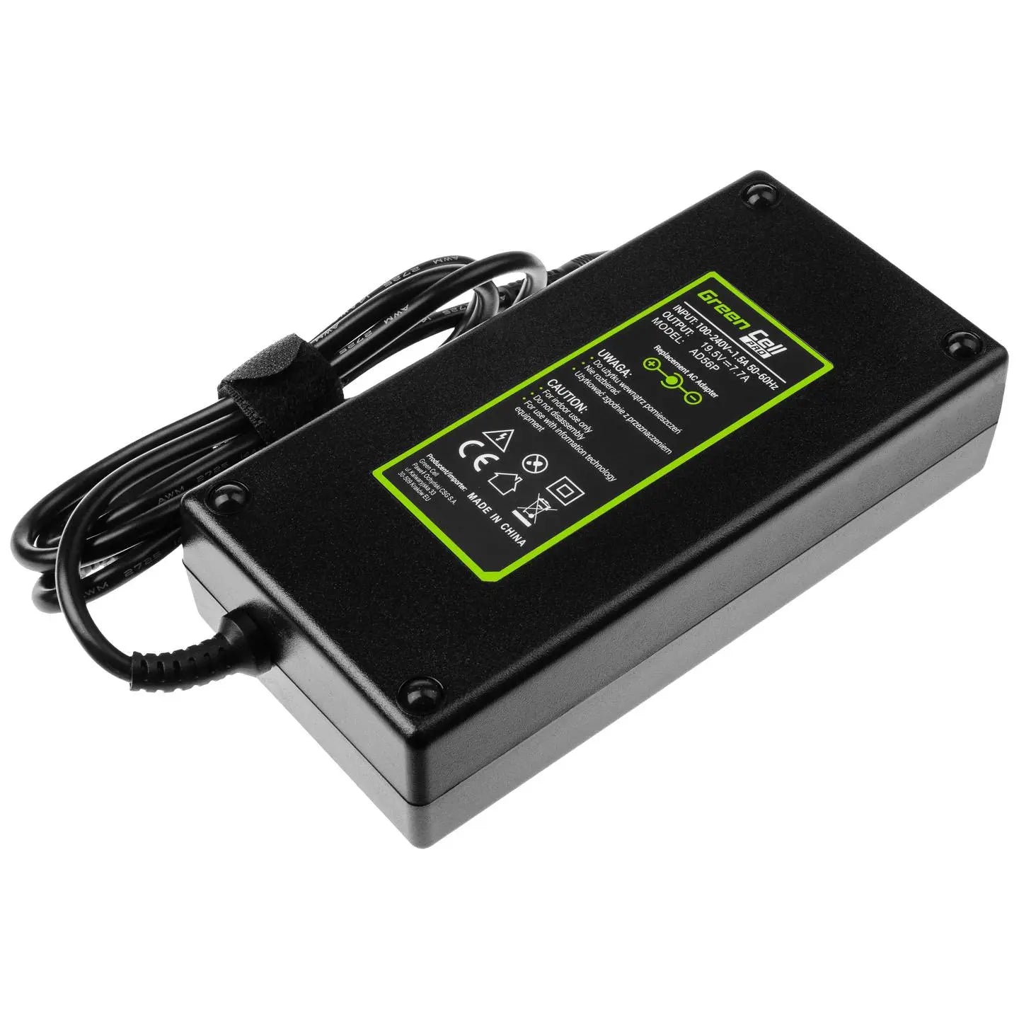B-Ware Green Cell Netzteil Ladegerät Notebook Asus Medion Msi Gc Ad56 P 150 W 19,5 V 7,7 A