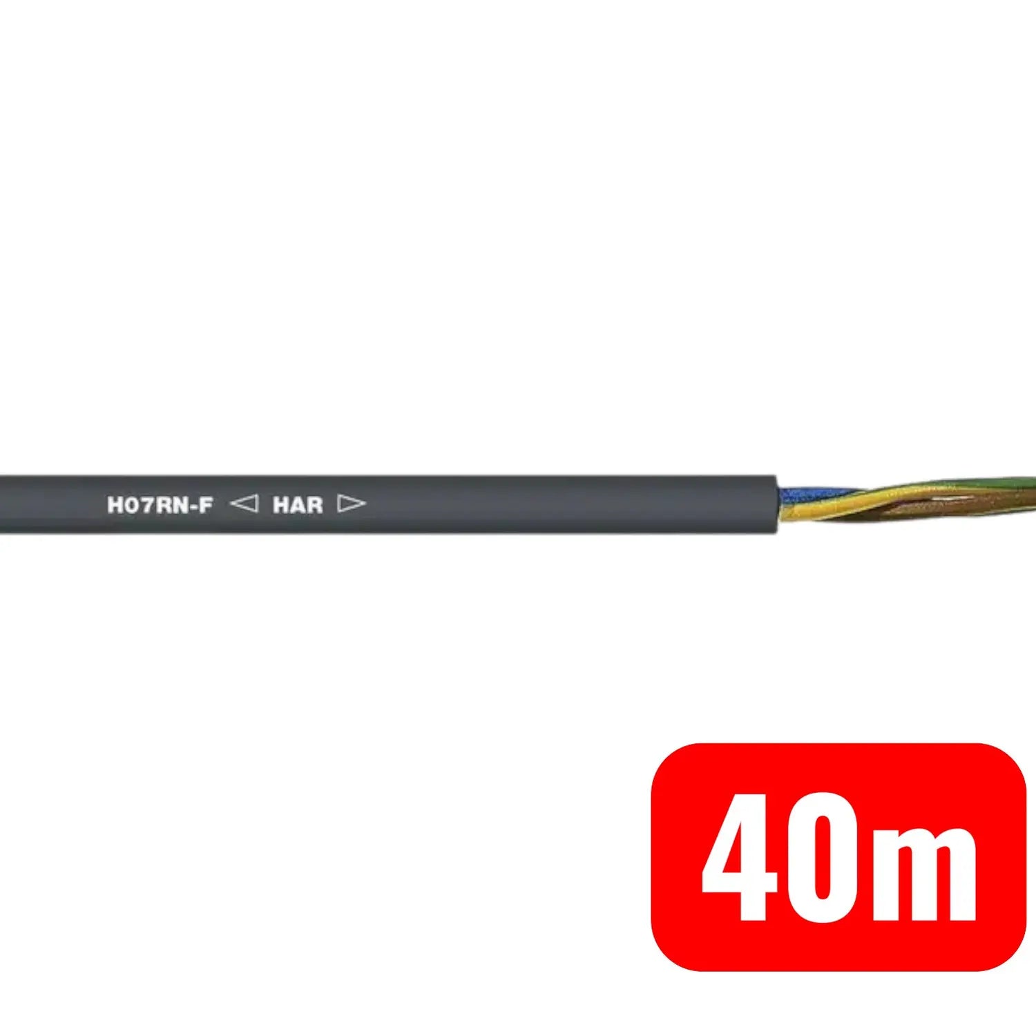 B-Ware Lapp Gummischlauchleitung Kabel H07 Rn F Leitung 7 G 1.5 Mm² 1600151/1 40 Meter
