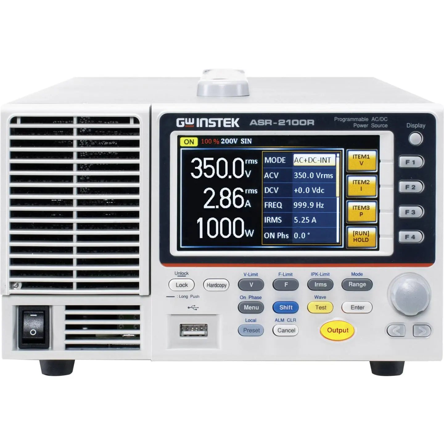 B-Ware Gw Instek Labornetzgerät Netzteil Asr 2100 R 1000 W 1 Ausgang Gpib Rs232