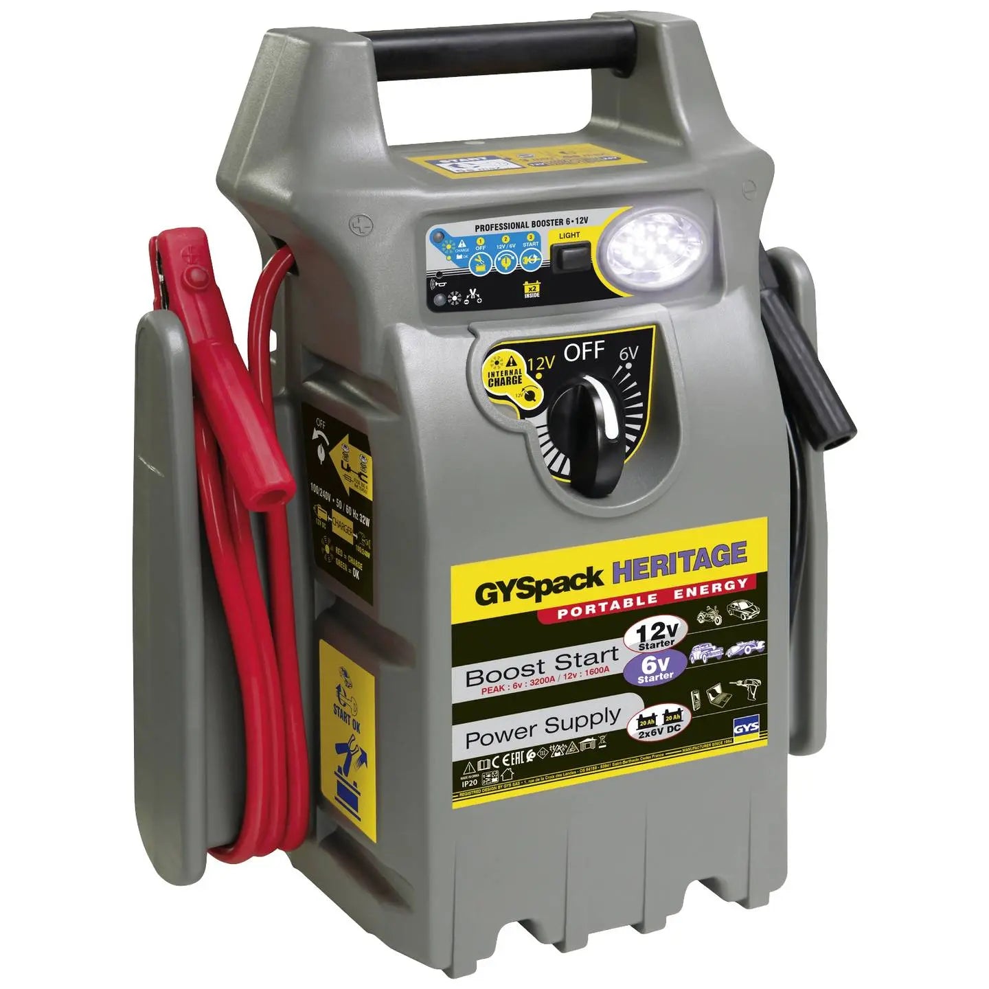 B-Ware Gys Schnellstartsystem Starter Booster Gyspack Heritage Energiestromquelle Lampe