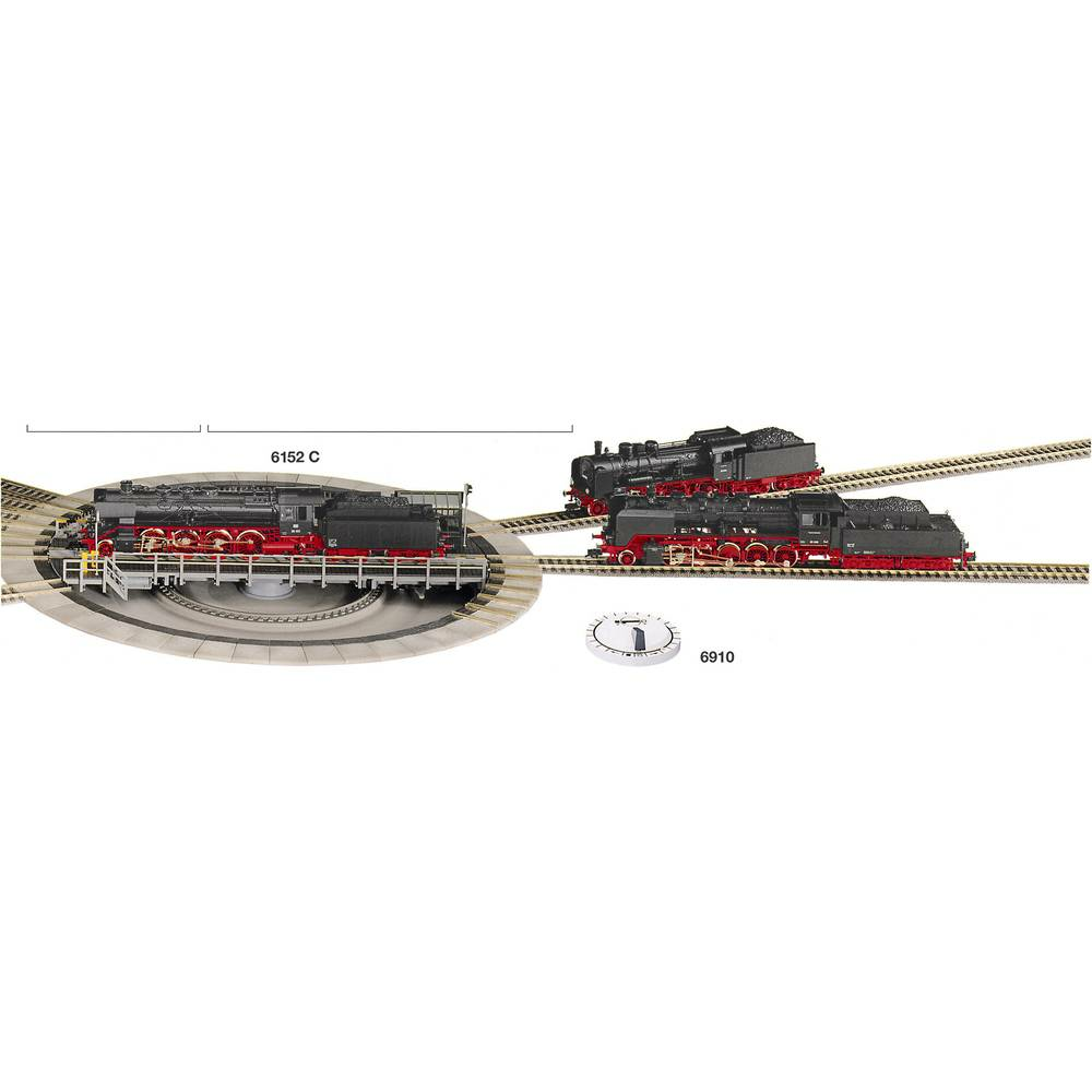 B-Ware Fleischmann 6152 H0 Elektrische Drehscheibe Modellbahn Modellbau Gerades Gleis