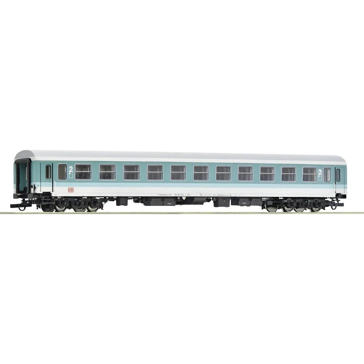 B-Ware Roco H0 Reisezugwagen Personenwagen Bom 280 Minttürkis Db Ag 2 Klasse Modellbahn