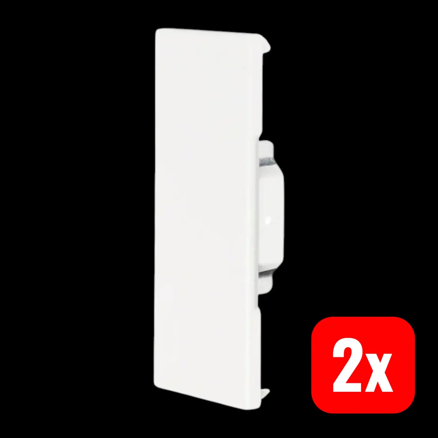B-Ware Hager Endstück Abschlussstück Kabelkanal Endteil Installation170x68 Mm 2 Stück