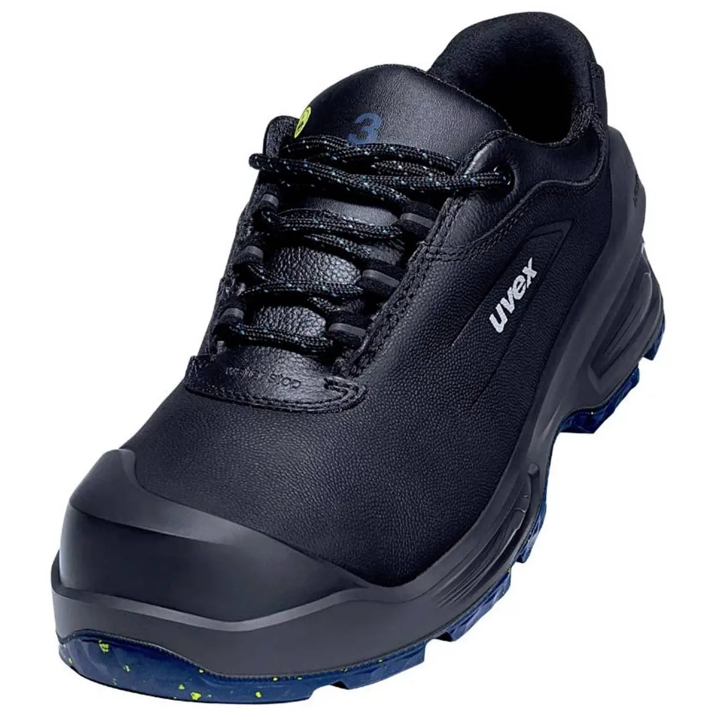 B-Ware Halbschuh 68602 Arbeitsschuh Schwarz S3 Pu/Gu W11 38 Berufsschuh