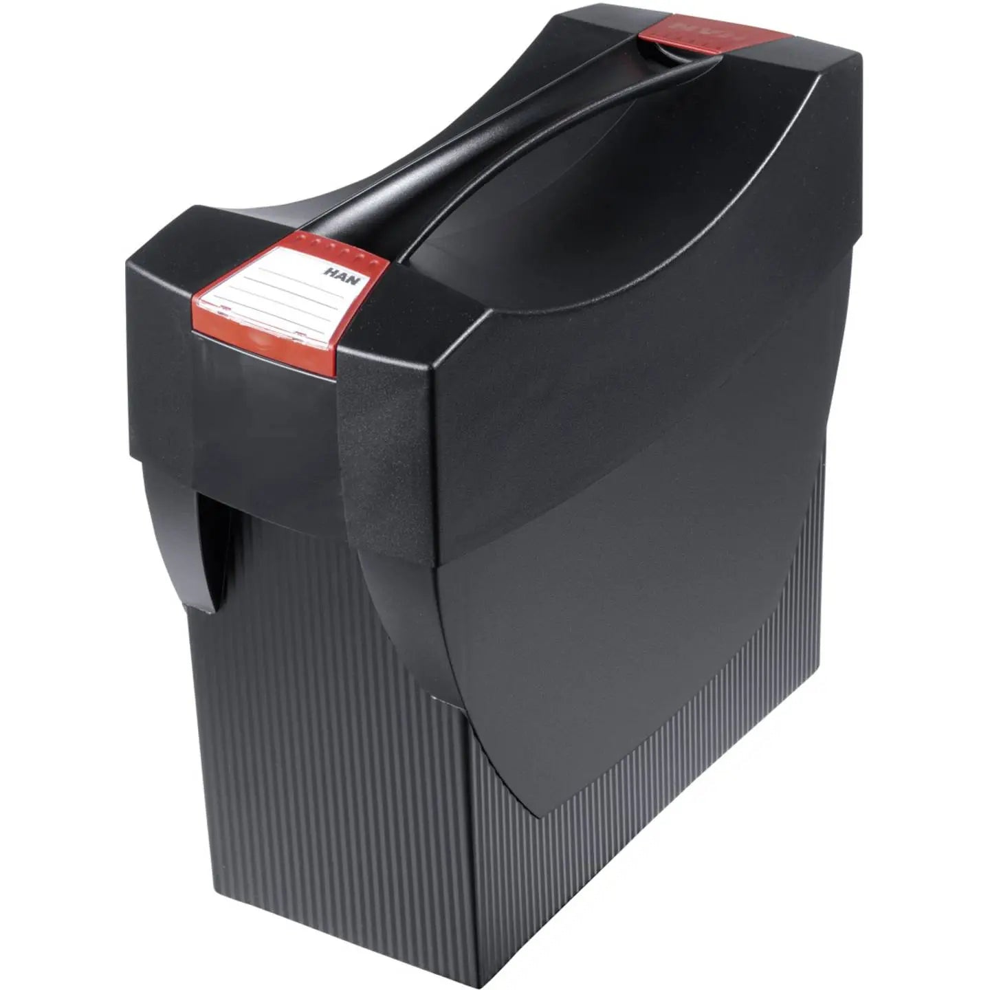 B-Ware Hängemappenbox Ablagebox Dokumentenbox Han Swing Plus Schwarz Deckel Din A4