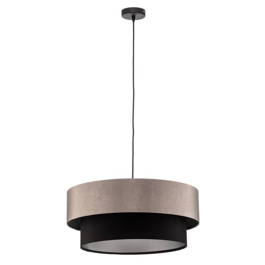 B-Ware Euluna Hängeleuchte Dorina Deckenlampe Deko Pendelleuchte E27 Silber Schwarz ø50