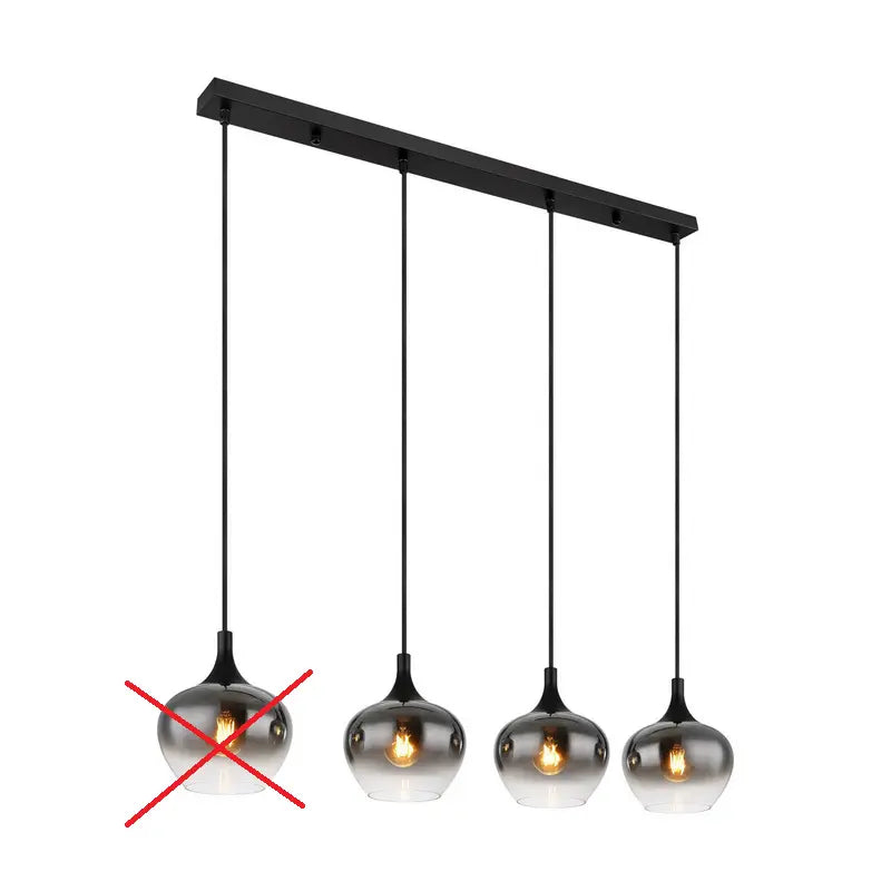 B-Ware Globo Maxy Hängelampe Lampe Pendelleuchte Hängeleuchte Glas Siehe Text/Foto