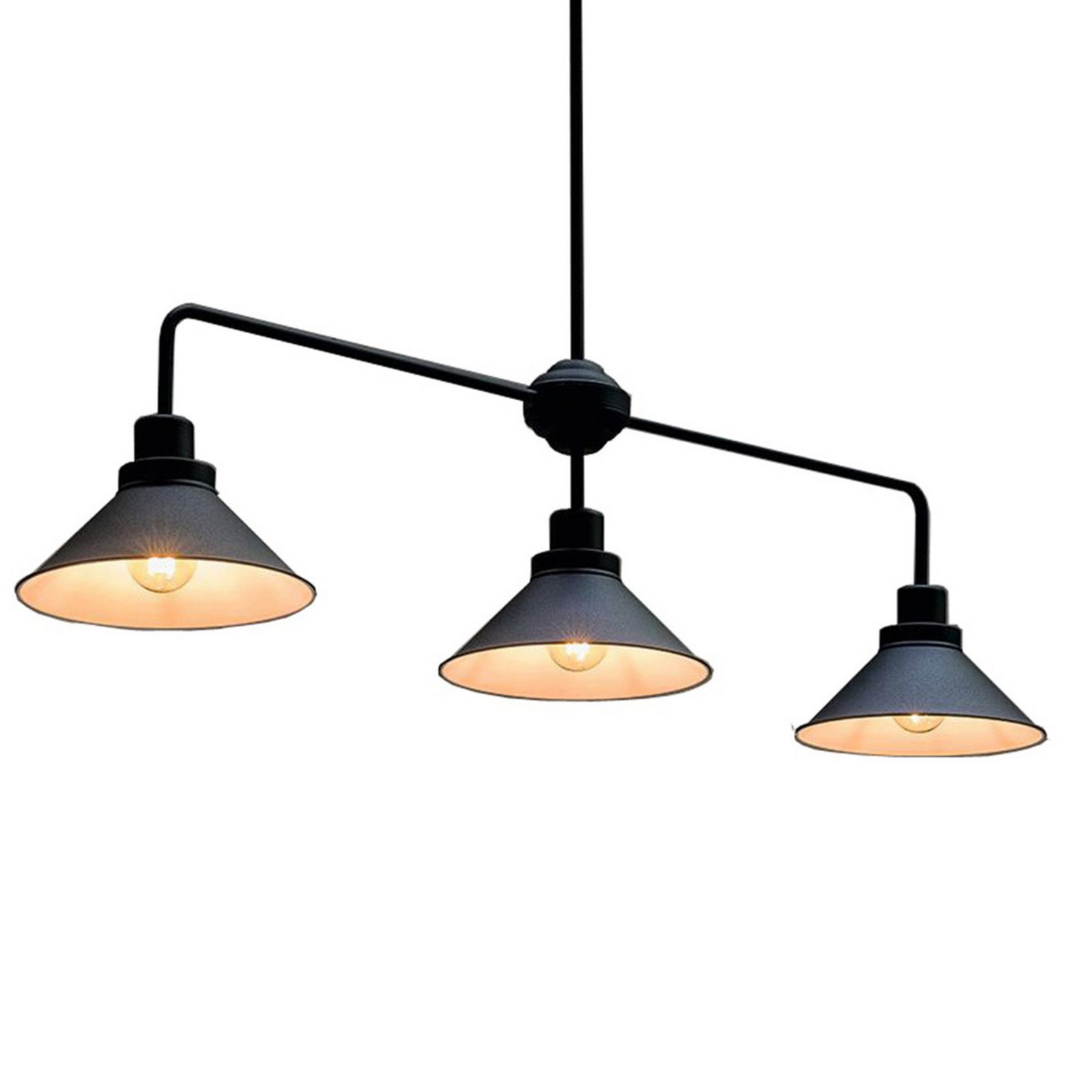 B-Ware Nowodvorski Lighting Hängeleuchte Craft Iii Hängelampe In Schwarz Dreiflammig