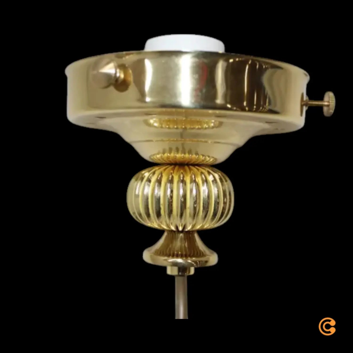 B-Ware Hängeleuchte Delia Messing 1 Flammig Hängelampe Lampe Leuchte Siehe Text/Foto