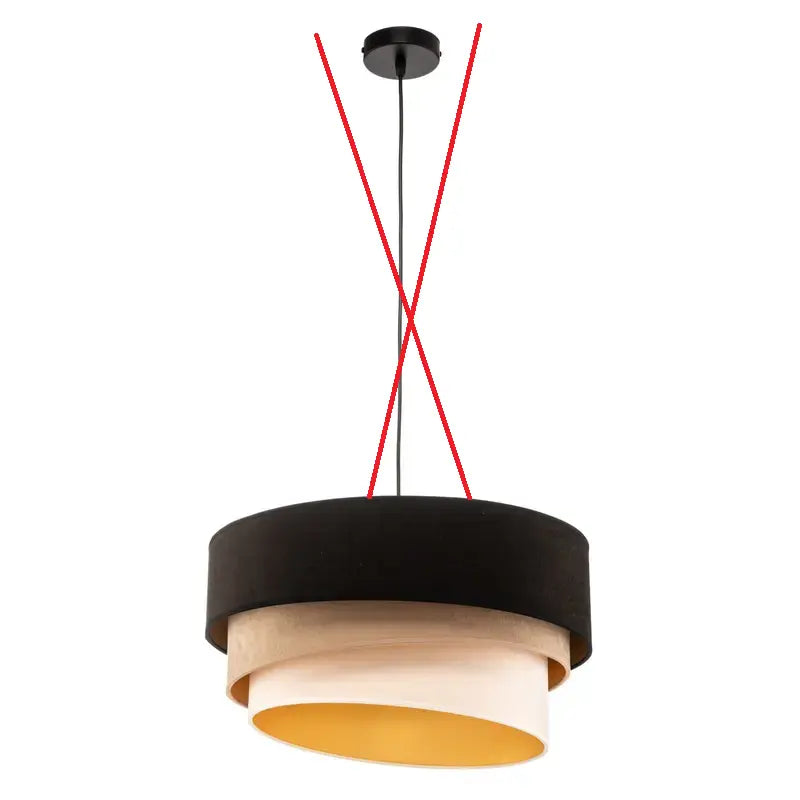 B-Ware Hängeleuchte Devon Hängelampe Pendellampe Deckenlampe ø45cm Siehe Text/Foto