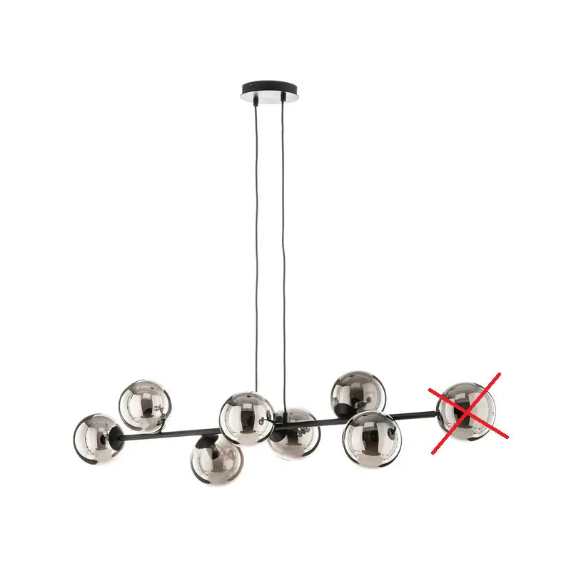 B-Ware Euluna Hängeleuchte Hängelampe Lampe Leuchte Glassy Glasschirm Siehe Text/F197