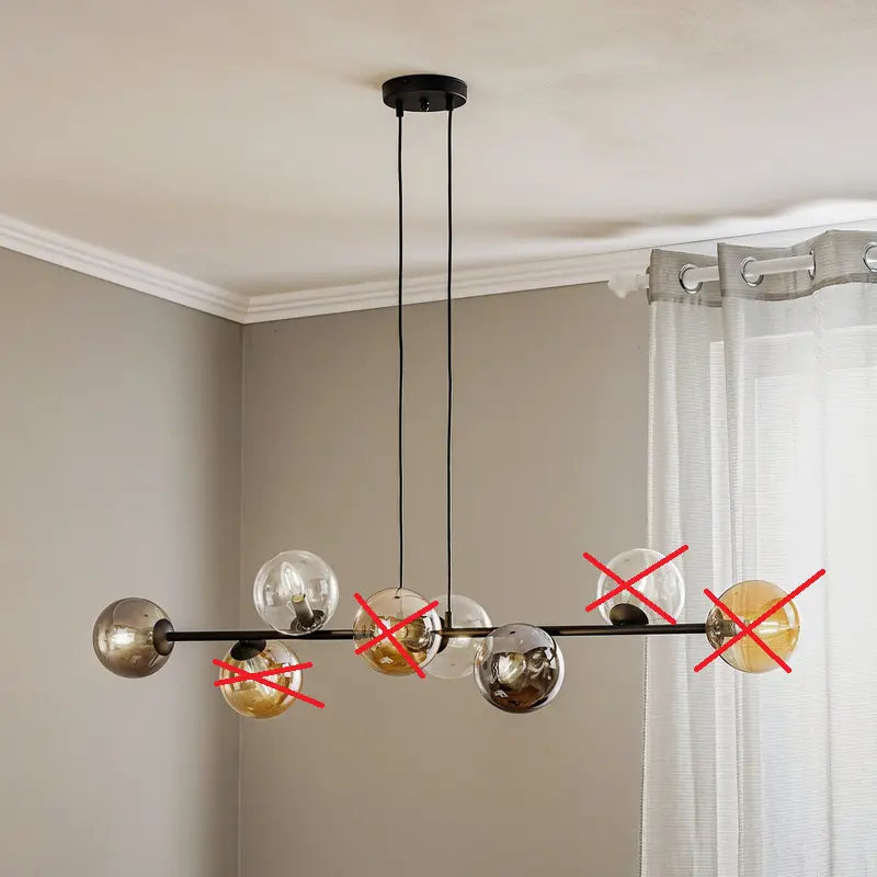 B-Ware Euluna Hängeleuchte Glassy Deckenlampe Pendelleuchte Amber Siehe Text/Foto