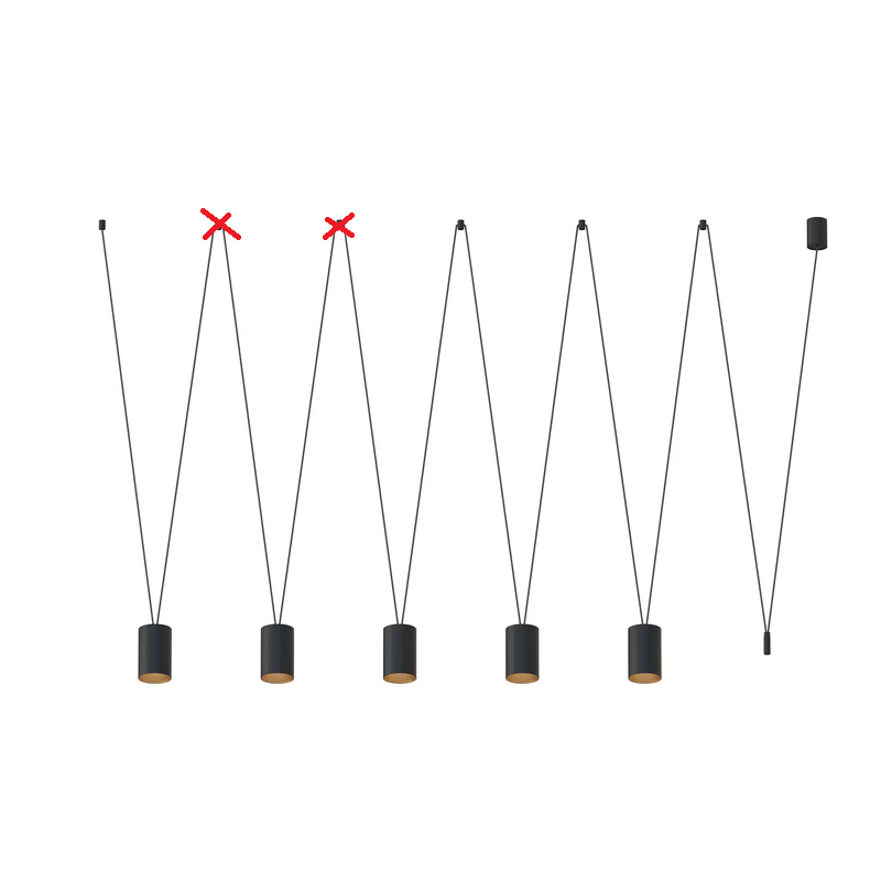 B-Ware Nowodvorski Lighting Hängeleuchte More Tone Deckenlampe Schwarz Siehe Text/Foto