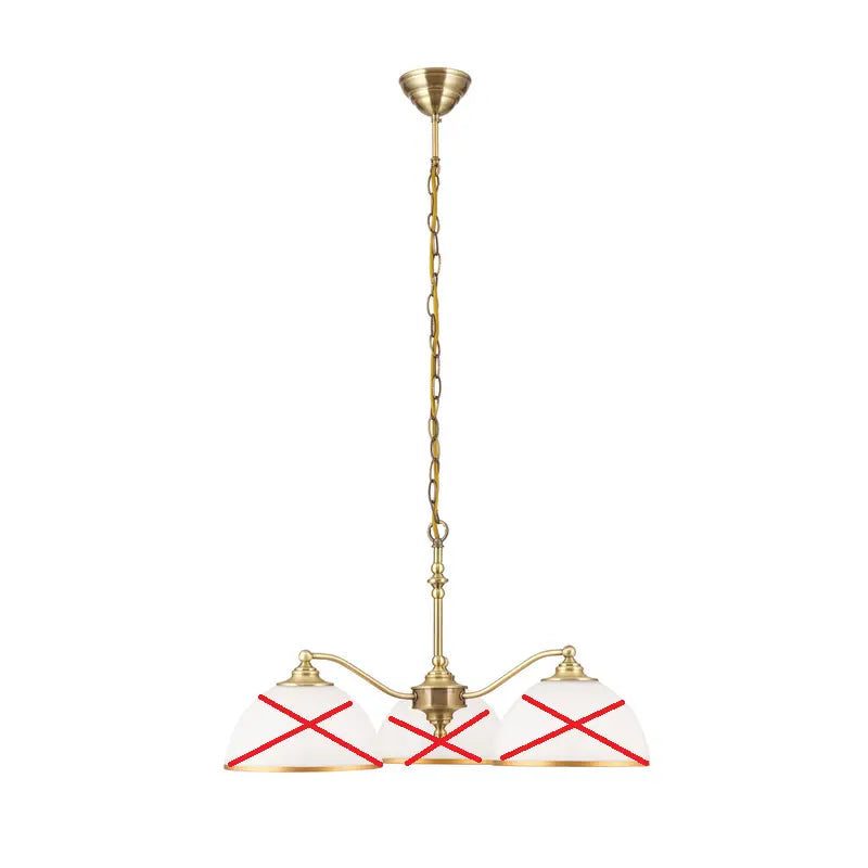 B-Ware Hängeleuchte Old Lamp Mit Kettenabhängung 3 Flg. Hängelampe Siehe Text/Foto