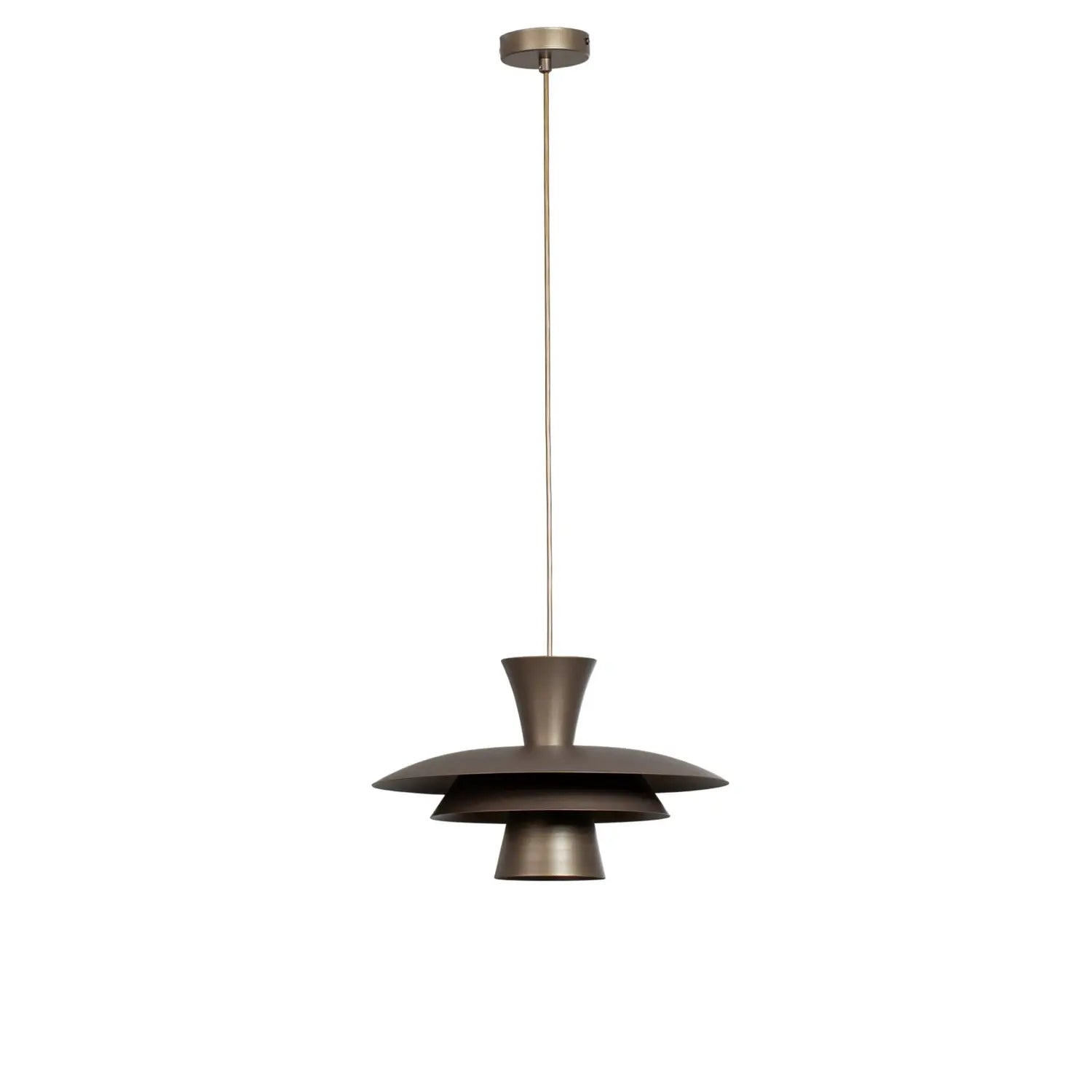 B-Ware Hängeleuchte Plato Pendelleuchte Titan Stahl Lampe E27 Led Wohnzimmer Esszimmer