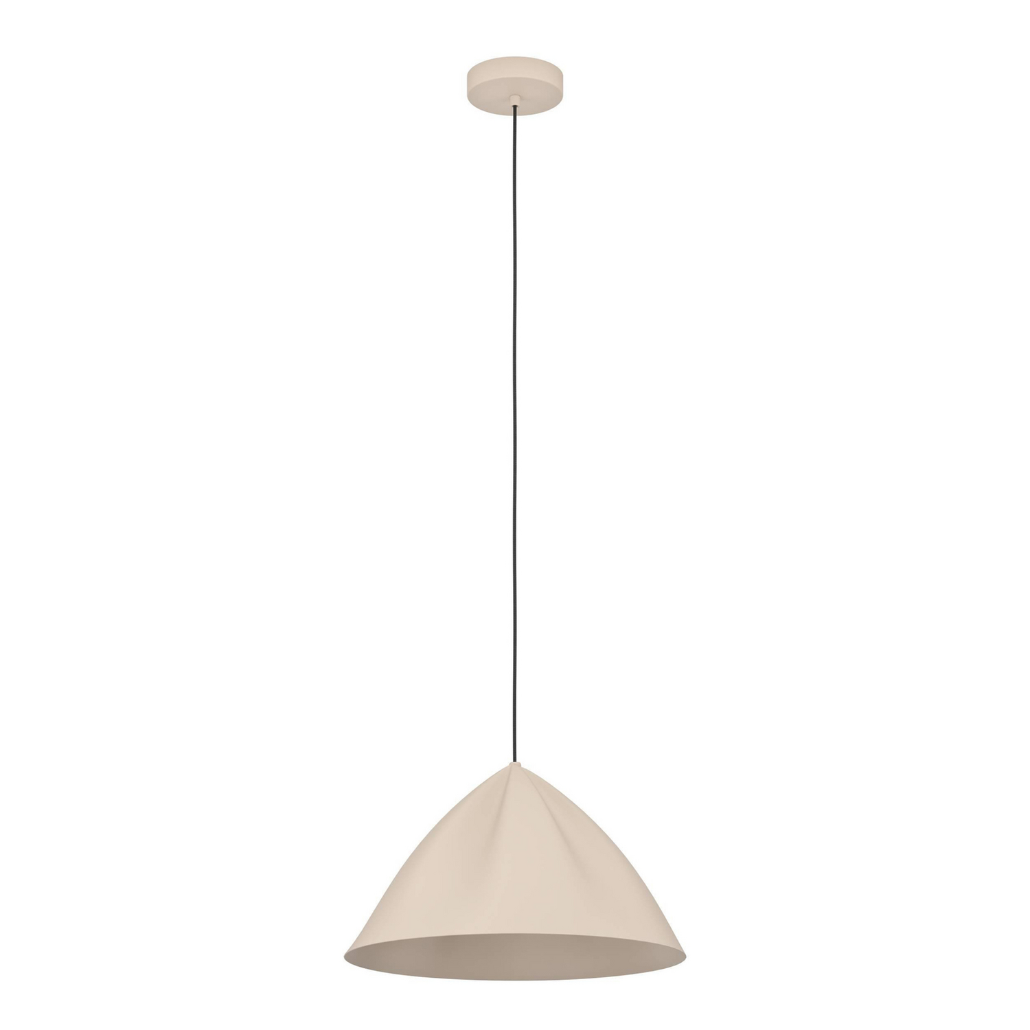 B-Ware Eglo Hängeleuchte Pendelleuchte Podere Sandfarben Stahl ø 42.5 Cm E27 Dimmbar