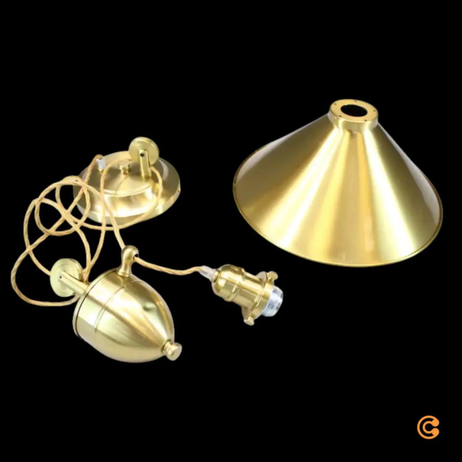 B-Ware Elstead Hängeleuchte Provence Pendelleucht Deckenlampe Messing Siehe Text/Foto