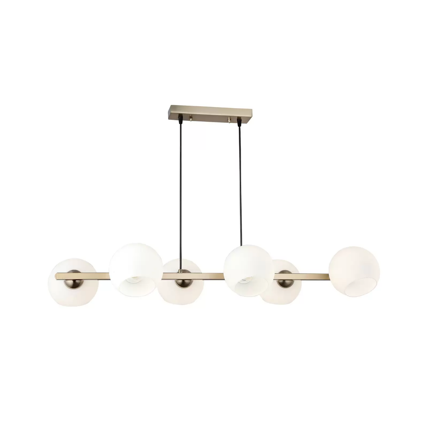 B-Ware Lampe Ramella In Antikem Messing Inear 6 Flammig Deckenlampe Deckenleuchte Lampe