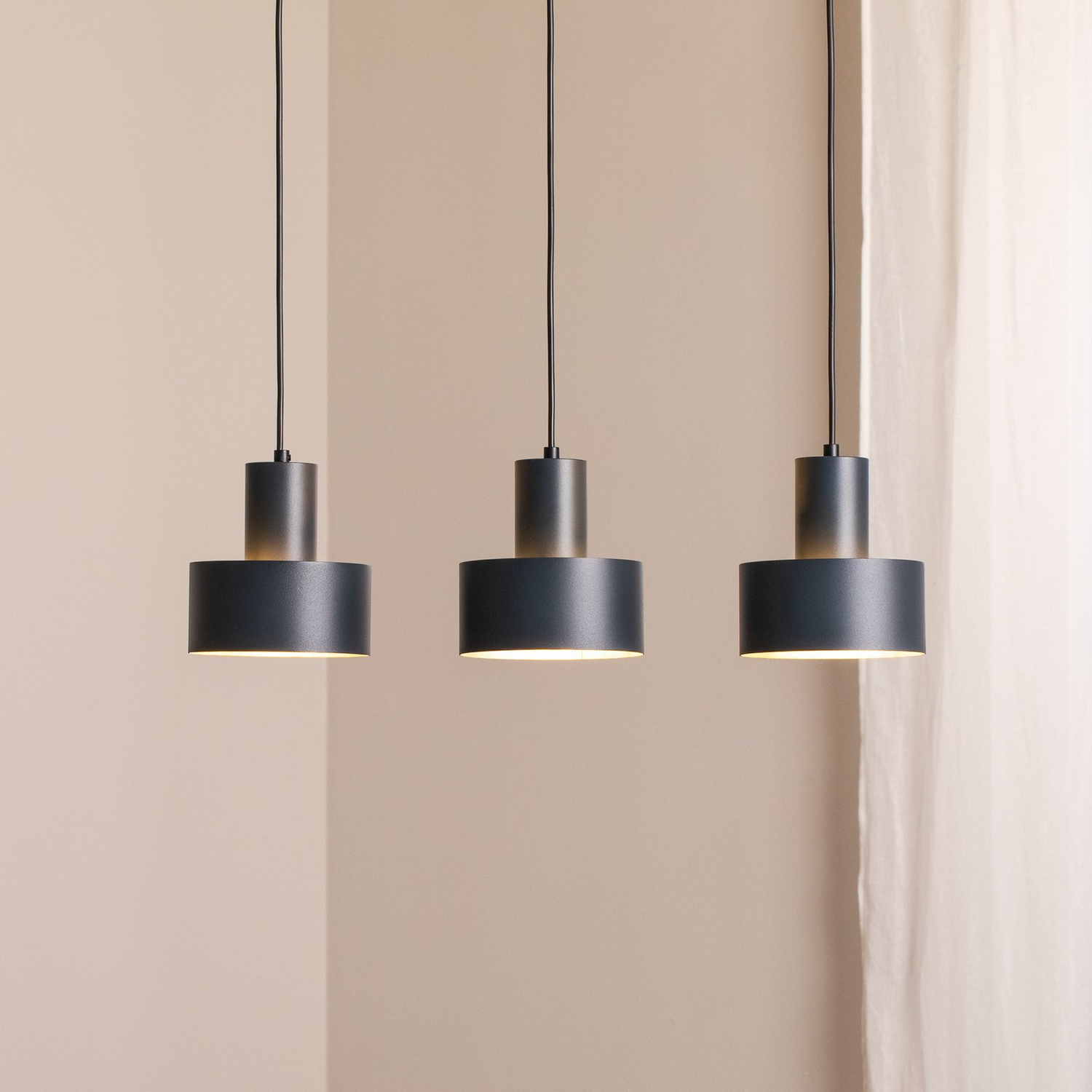 B-Ware Sigma Rif 3 Hängeleuchte Pendelleuchte Lampe Linear Stahl Siehe Text/Foto