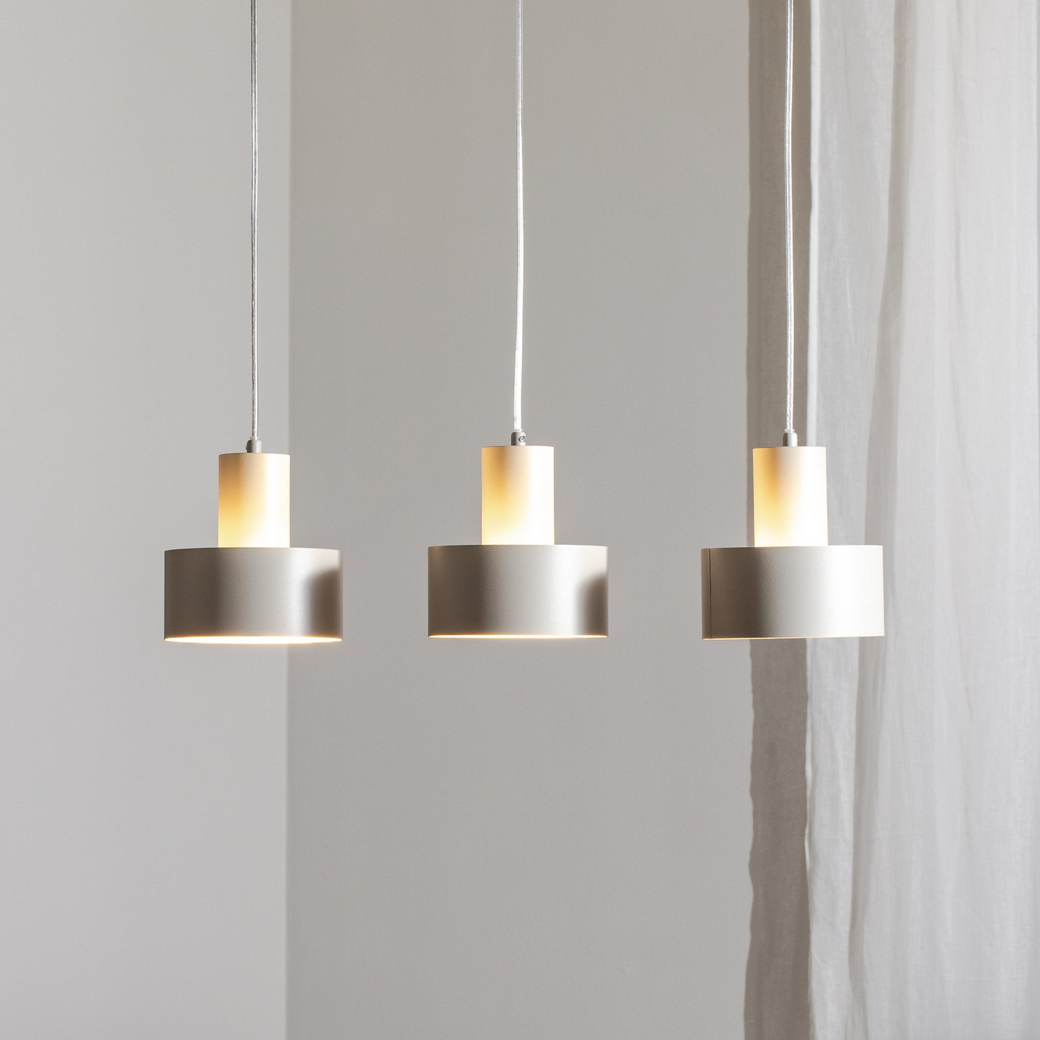B-Ware Sigma Hängeleuchte Pendelleuchte Rif 3 Stahl Led Lampe Leuchte Deckenlampe