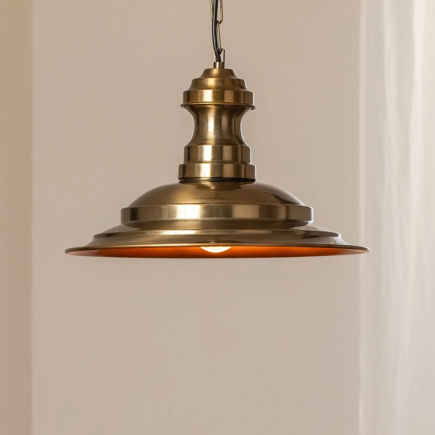 B-Ware Hängeleuchte Pendelleuchte Sivani Leuchte Gold Antik Metall Esszimmer Wohnzimmer