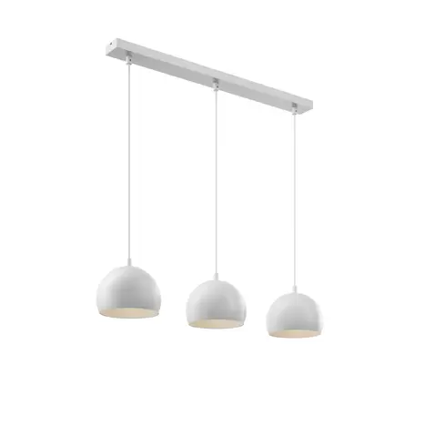 B-Ware Luminex Hängeleuchte Sool Weiß Pendelleuchte Deckenlicht Lampe 3 Flammig E27 Led
