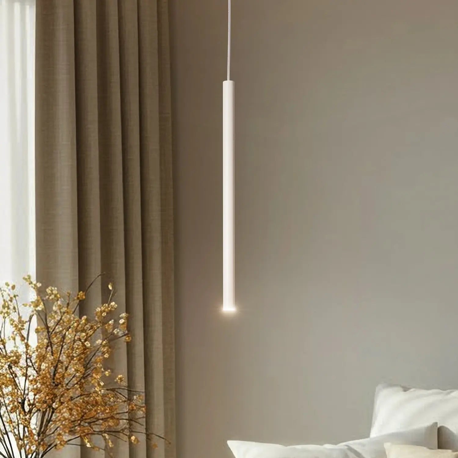 B-Ware Sigma Hängeleuchte Pendelleuchte Sopel 1 Taupe 1 Flammig Stahl G9 ø 5 Cm793