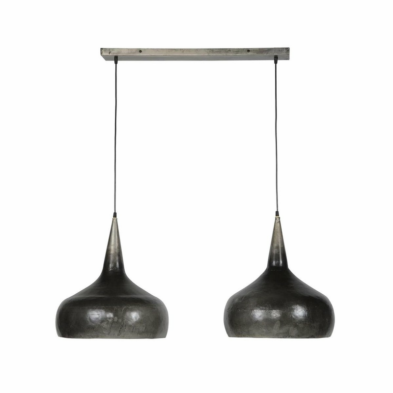 B-Ware Lifestyle Furn Industrielle Doppel Hängeleuchte Jessica Deckenlampe Pendelleuchte