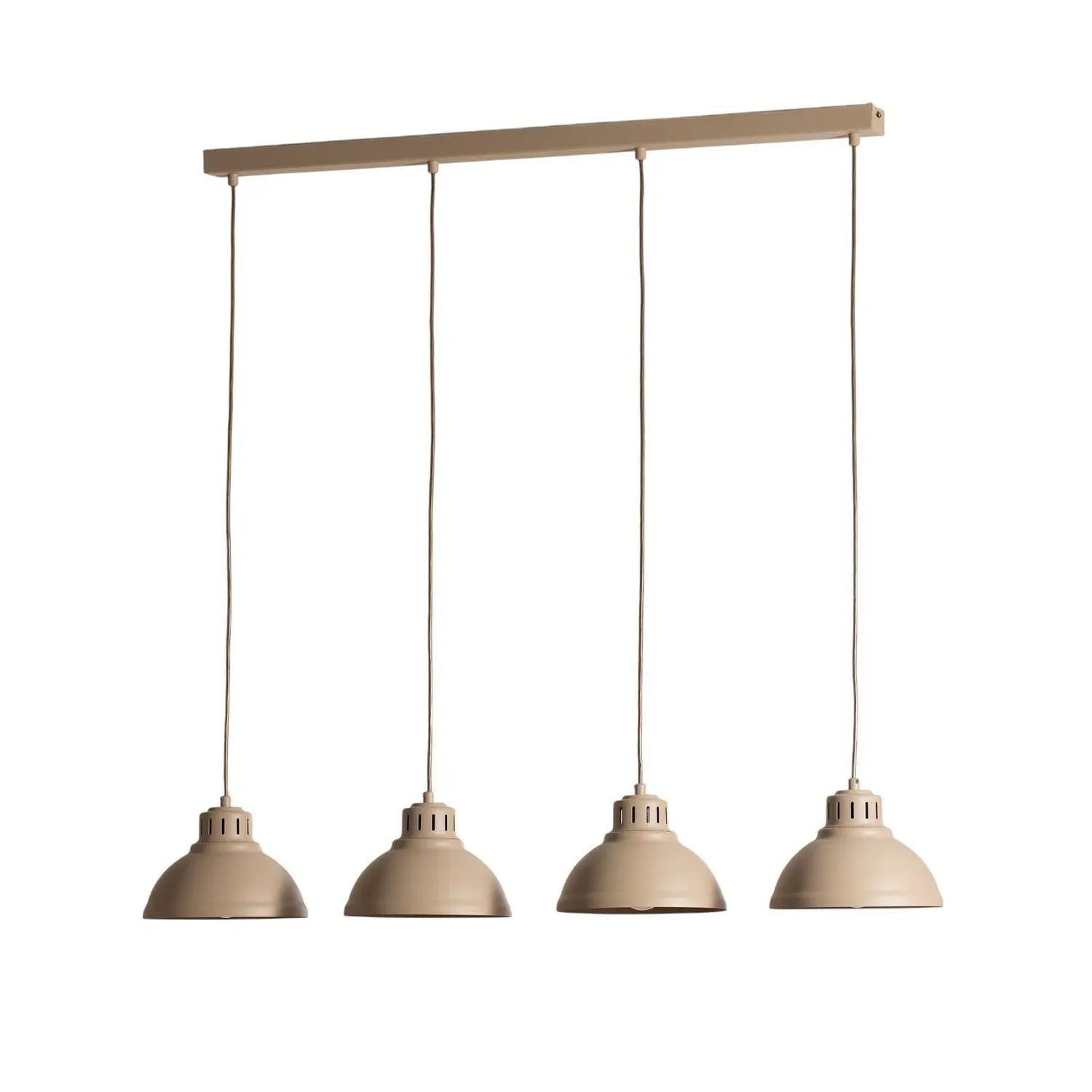 B-Ware Sven Hängeleuchte Pendelleuchte Deckenleuchte 4 Flg Beige Stahl Lampe Siehe Text