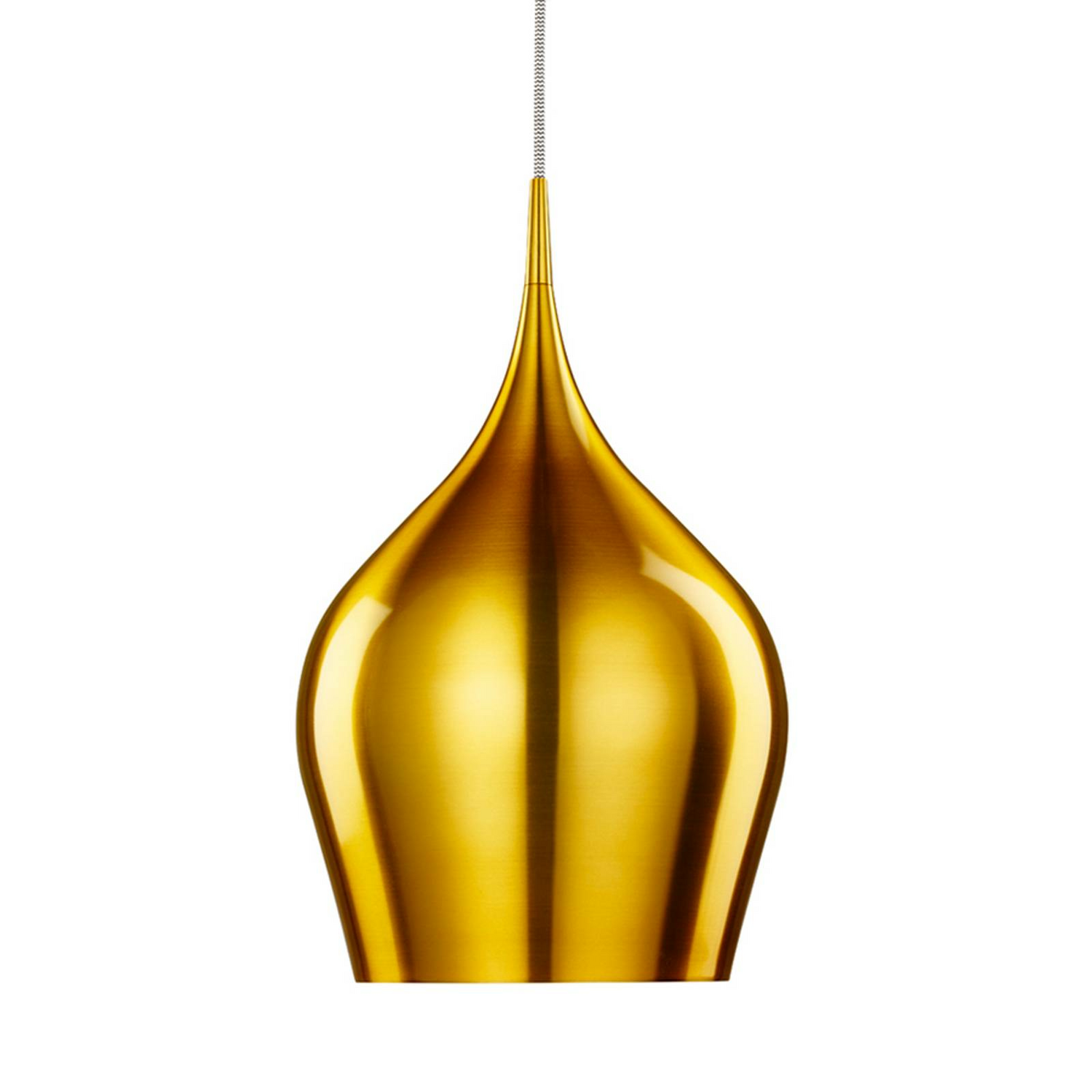 B-Ware Searchlight Hängeleuchte Vibrant Deckenlampe Wohnzimmerlampe E27 ø 26cm Gold