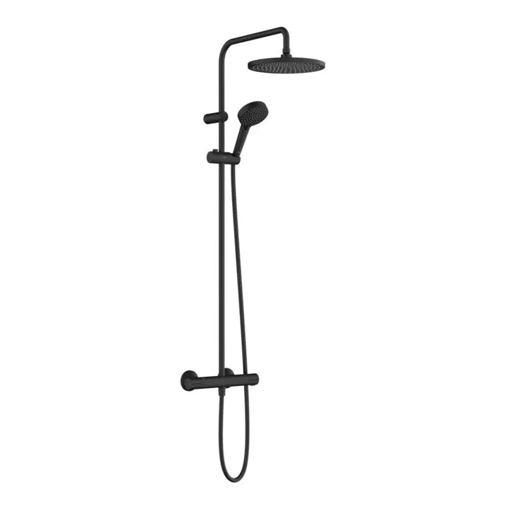 B-Ware Hansgrohe Showerpipe Duschsystem Regendusche 240 Thermostat Schwarz Siehe Text