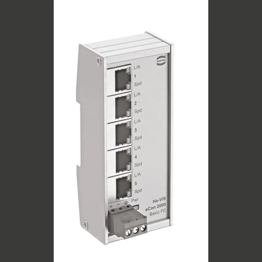 B-Ware Harting Switch Verteiler Ethernet Umschalter Industrial Fast Ethernet Unmanaged