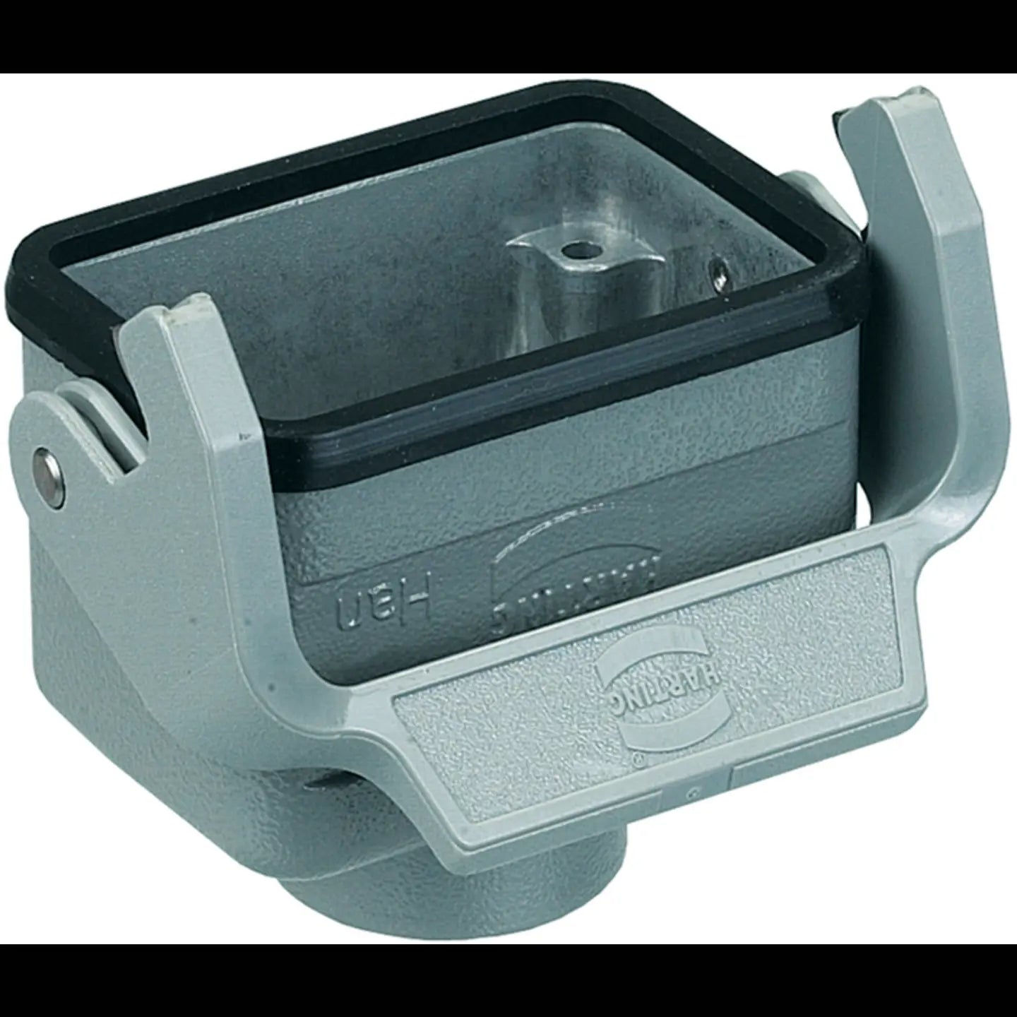 B-Ware Harting Kupplungsgehäuse Gehäuse Verbinder 09300061750 Grau